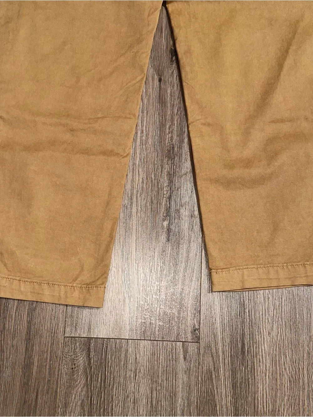 American Eagle COTTON Original Slim Straight Leg Tan Pants - Picture 5 of 6